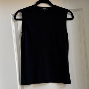 Theory Black Sleeveless Tank